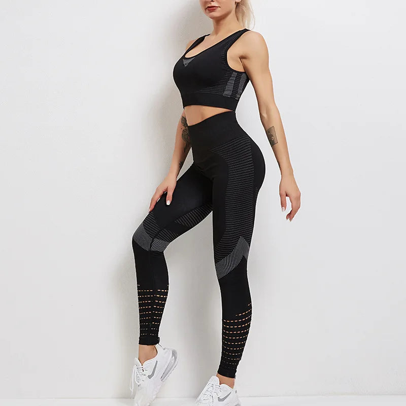 Sömlösa leggins med hög midja