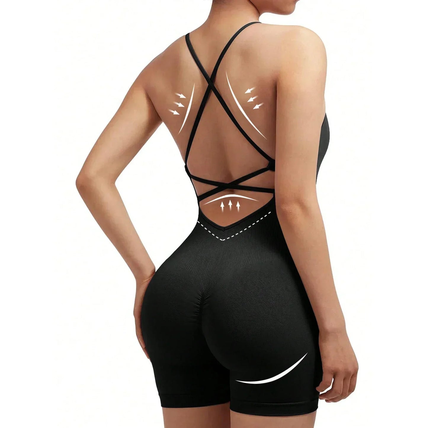Criss Cross Rygglös Jumpsuit