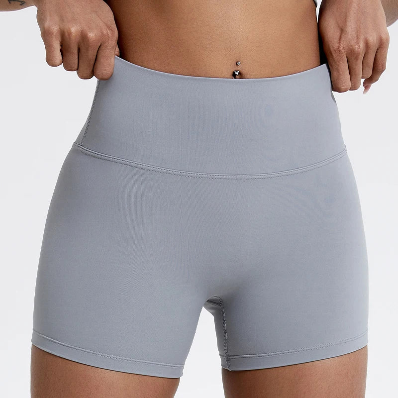 Shorts med hög midja