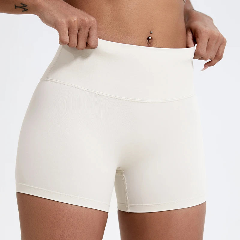 Shorts med hög midja