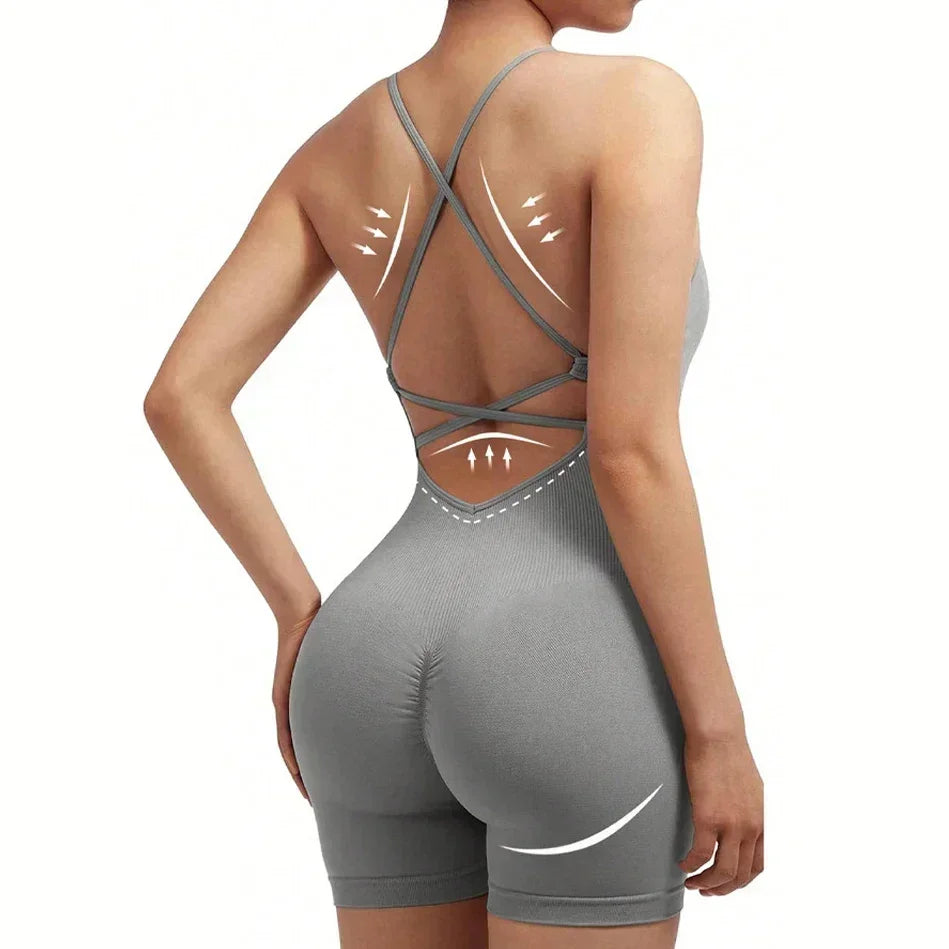 Criss Cross Rygglös Jumpsuit