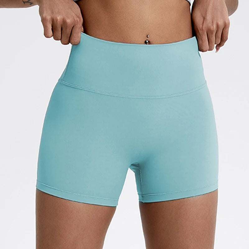 Shorts med hög midja