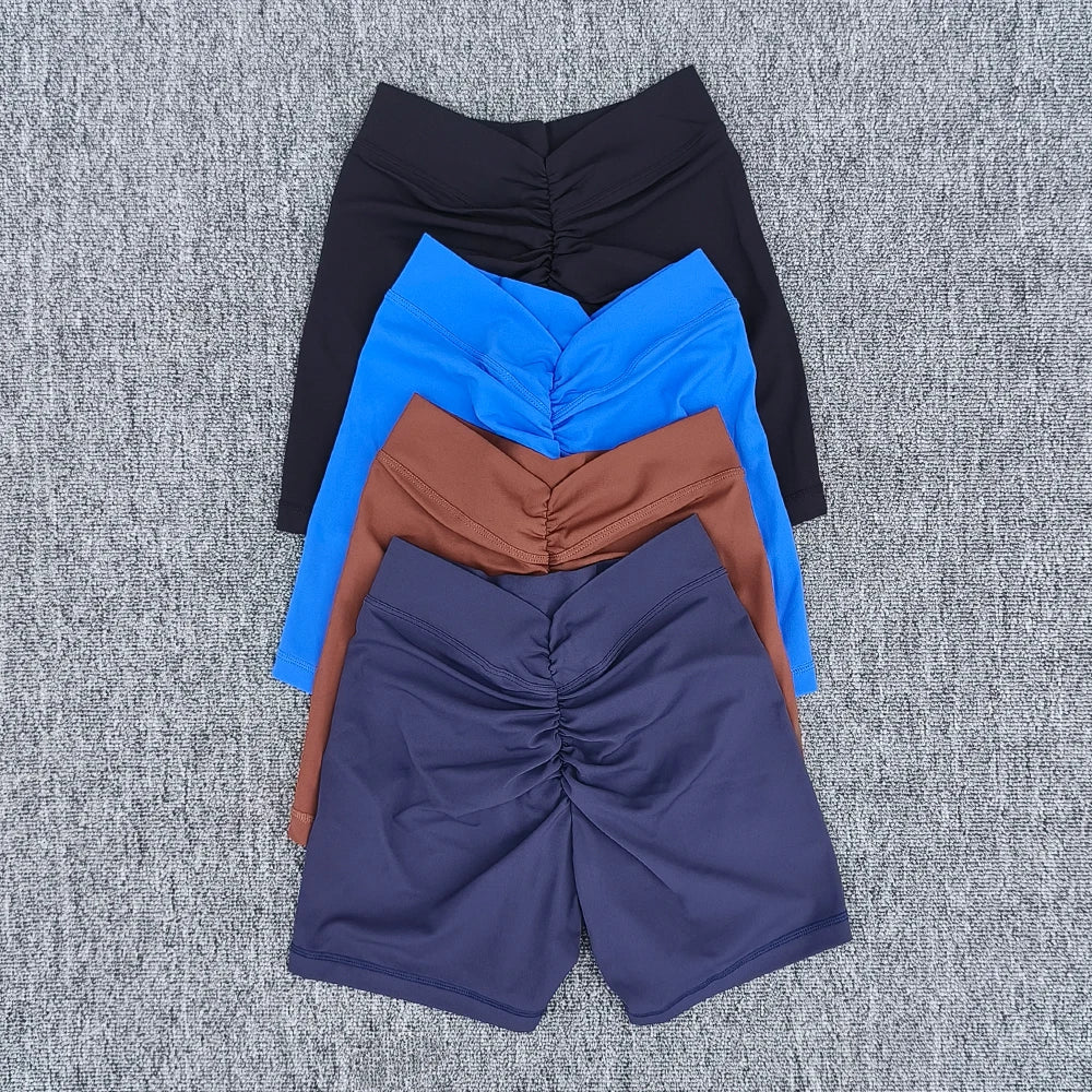 V-back shorts