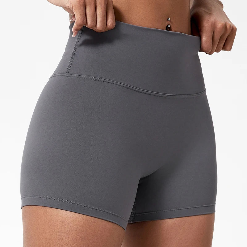 Shorts med hög midja