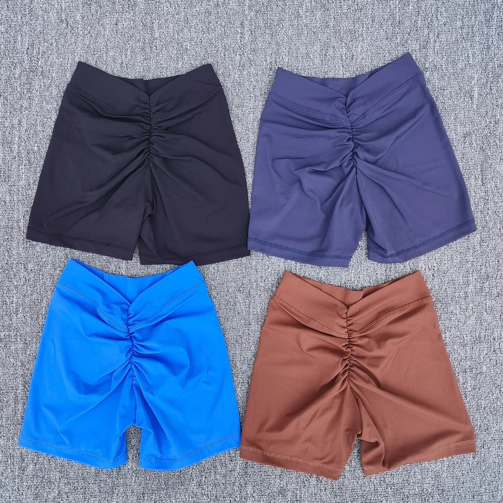 V-back shorts