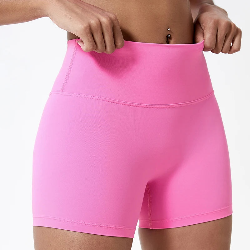 Shorts med hög midja