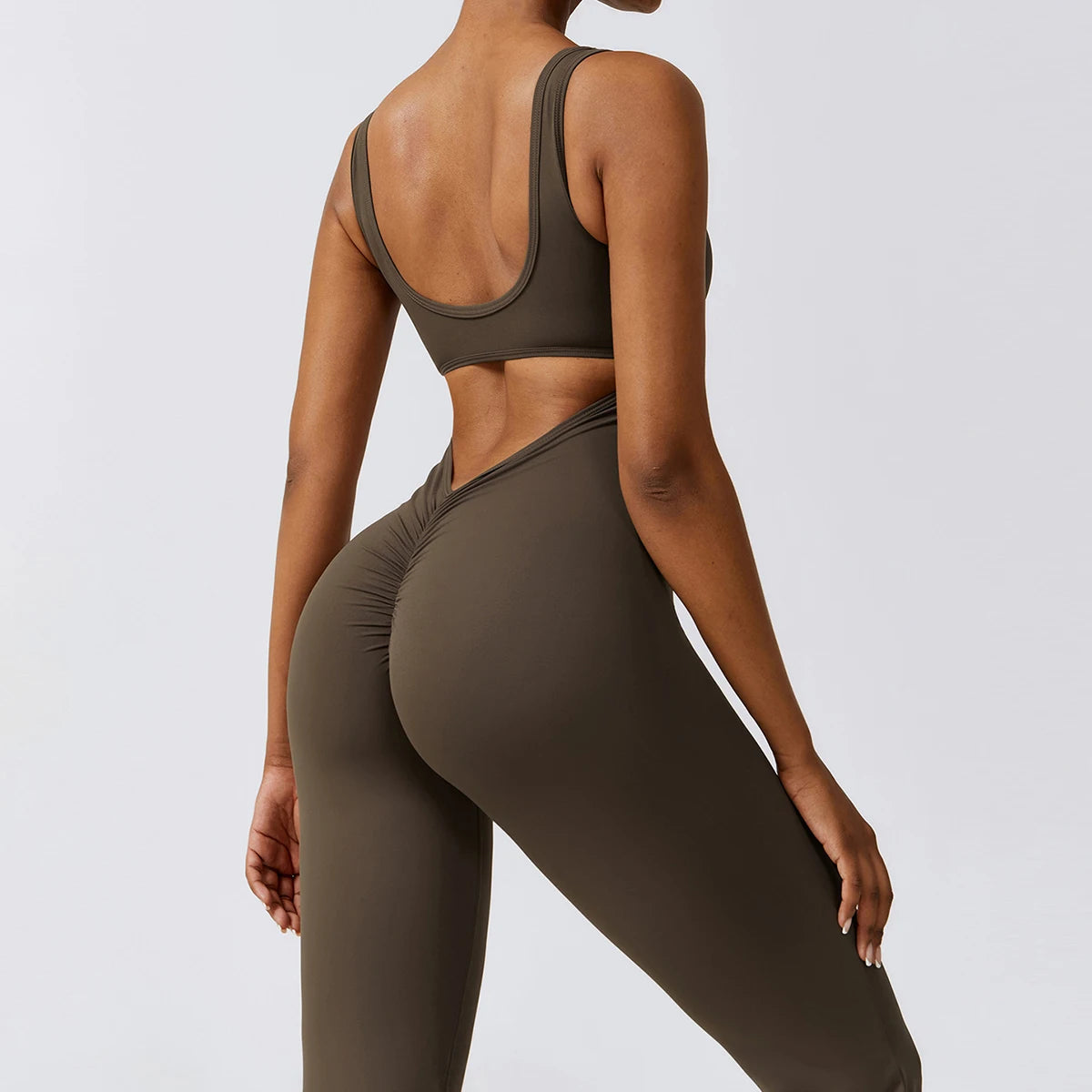 Bell Bottom Overall Jumpsuit