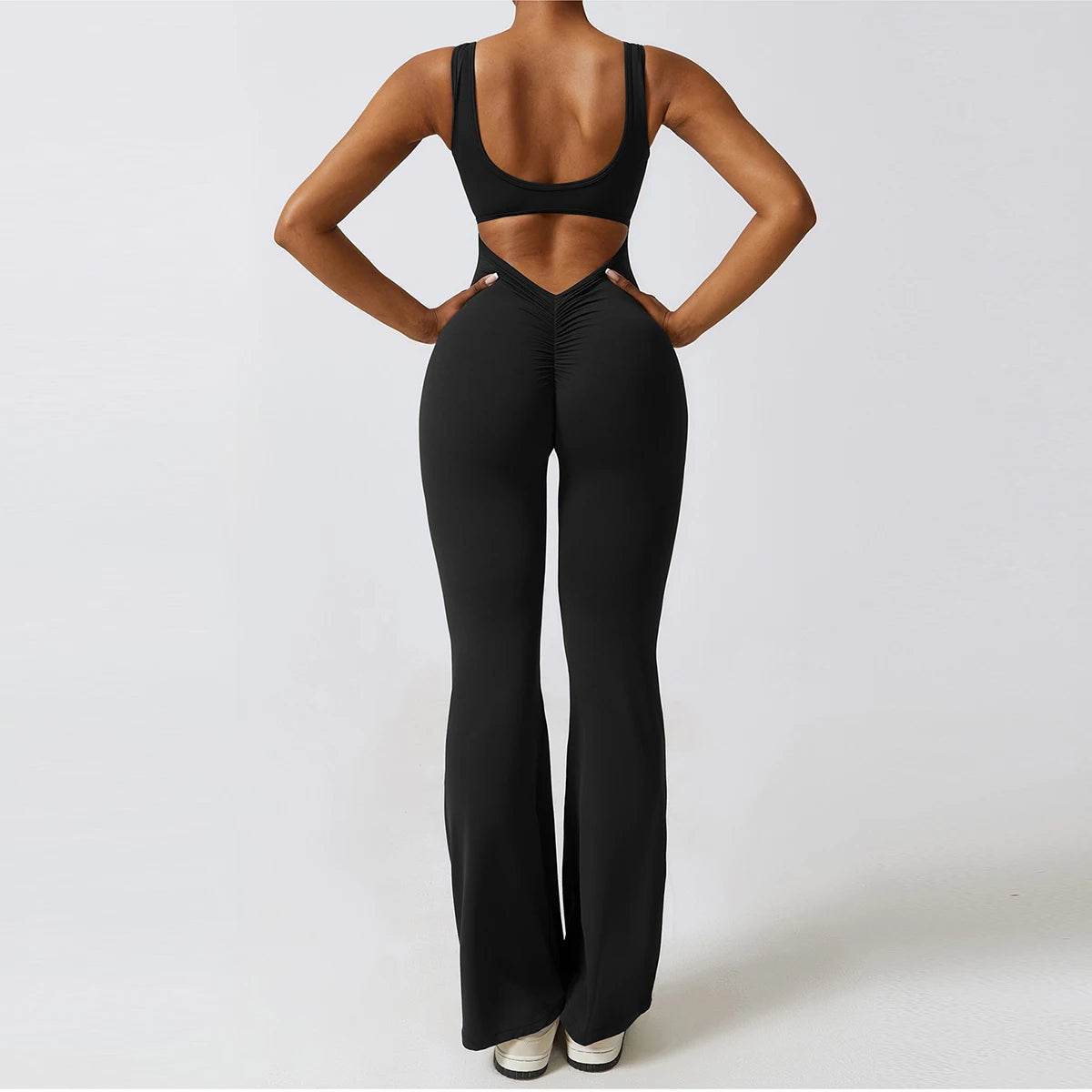 Bell Bottom Overall Jumpsuit