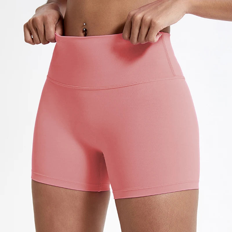 Shorts med hög midja